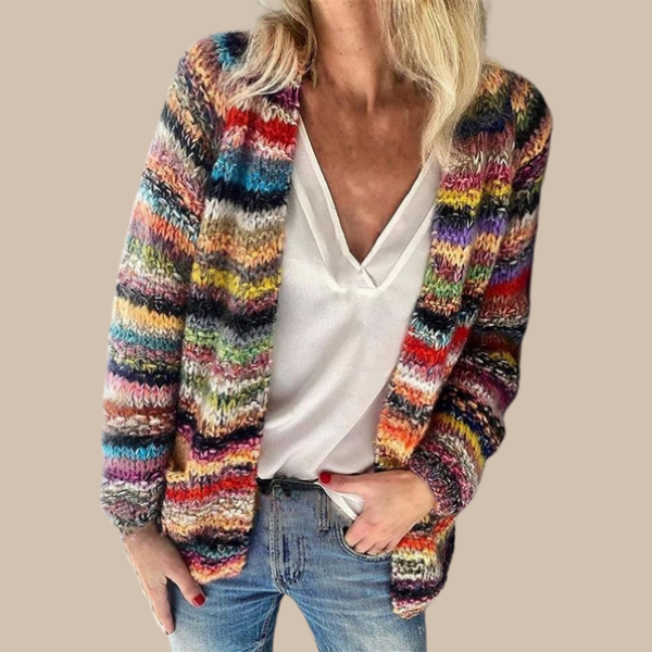 Drune | Farbige Streifen-Cardigan für Stil und Komfort