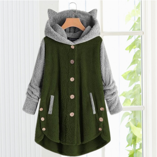 Drune | Kapuzenjacke mit Katzenohren Design
