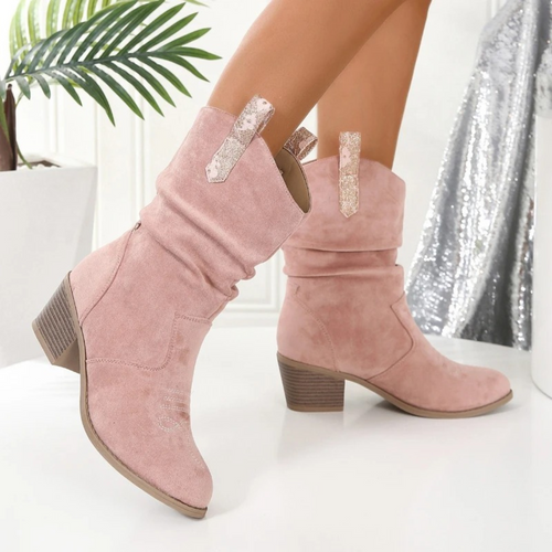 Drune | Stylische Chunky Heel Schicke Stiefel