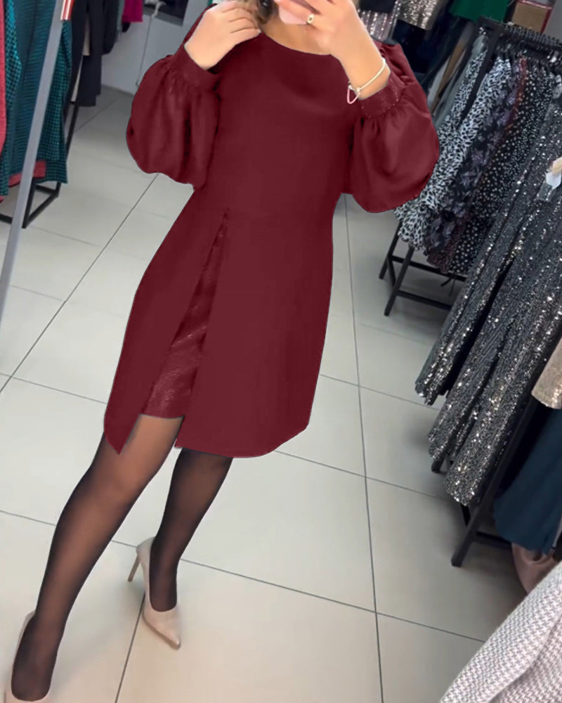 Drune | Einfarbiges Damenkleid