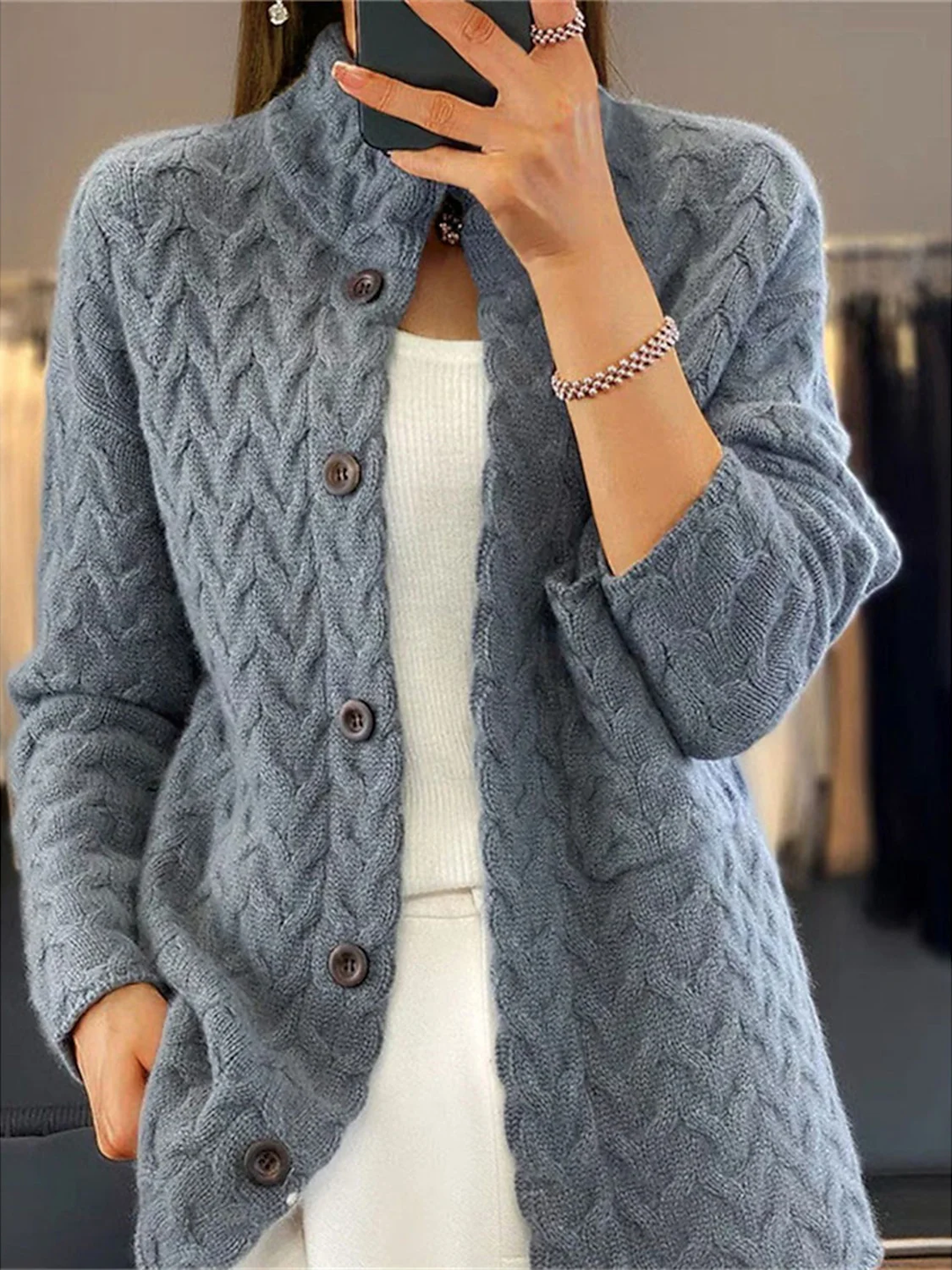 Drune | Damen Cardigan Elegant und Lässig Komfort und Eleganz Im Alltag