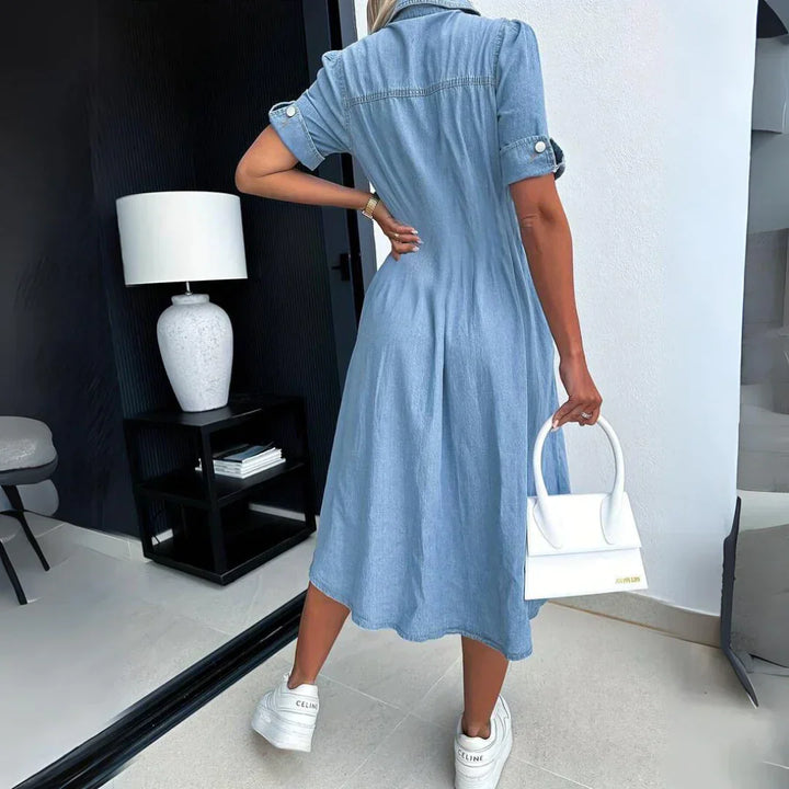 Drune | Trendiges Jeanskleid
