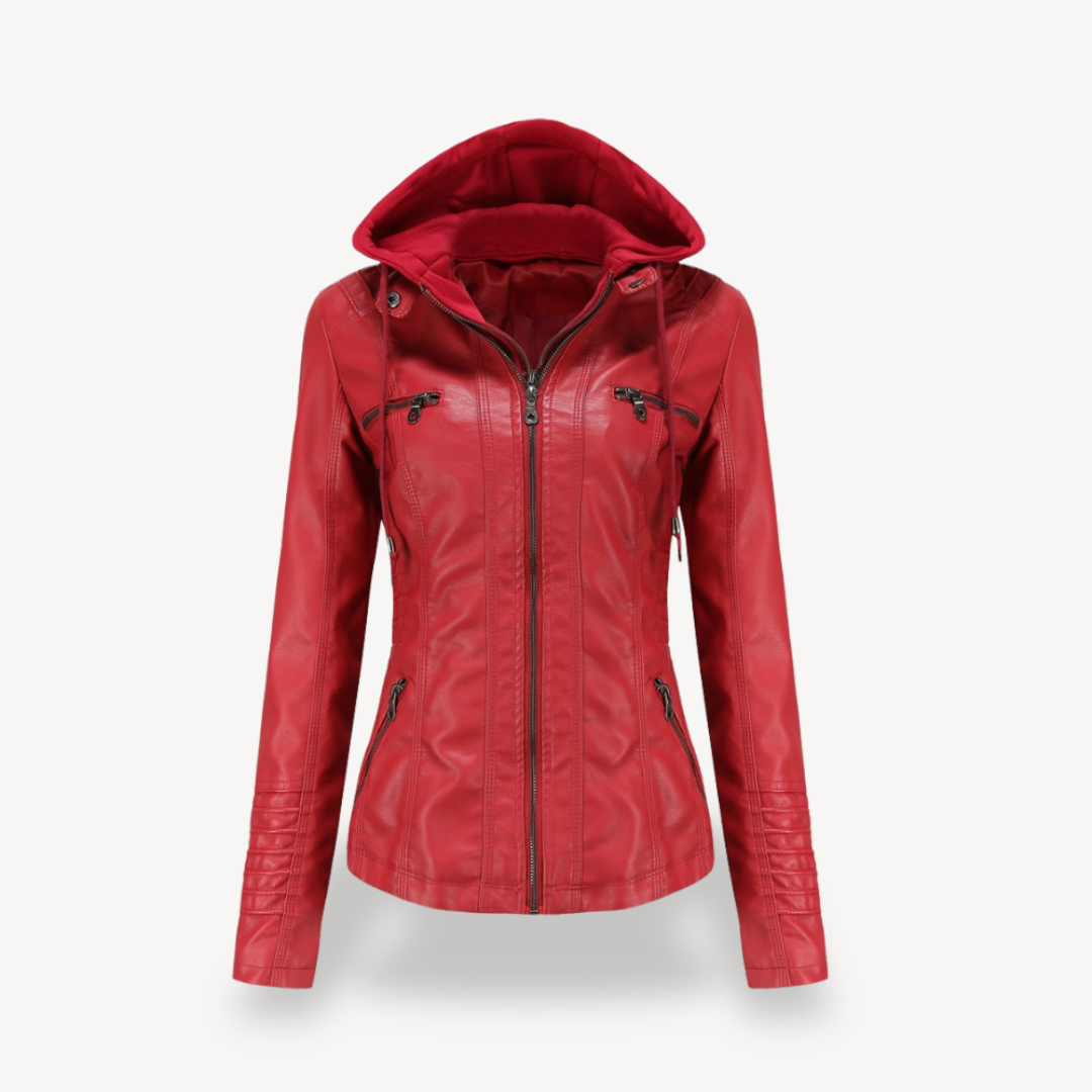 Drune | Motorrad Kunstlederjacke Damen