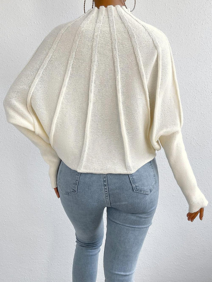 Drune | Kaschmir-Strickpullover mit Fledermausärmeln