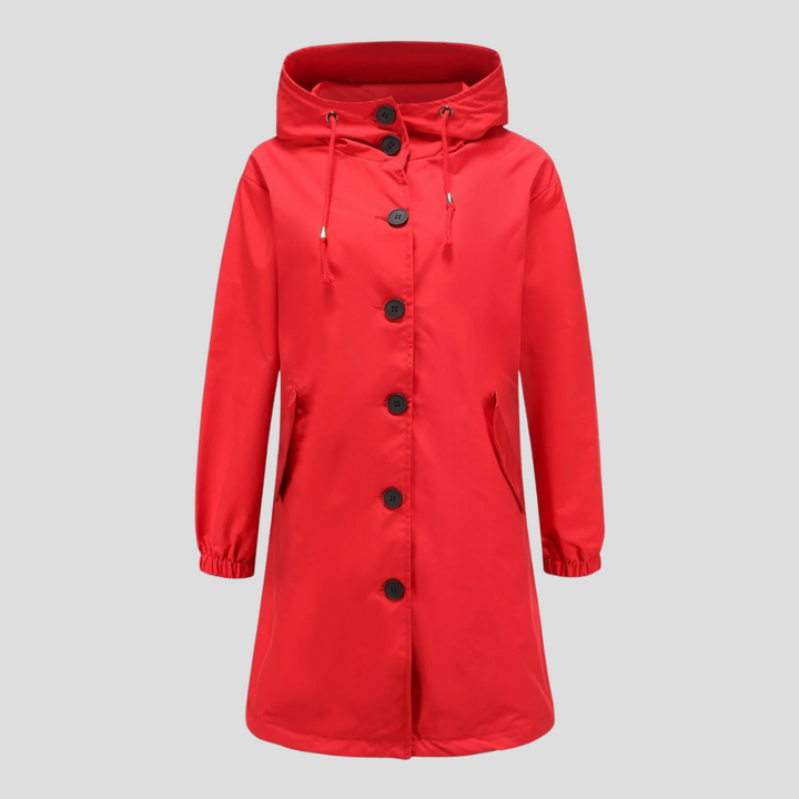 Drune | Regenjacke mit Kapuze für Damen