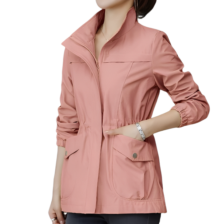 Drune | Stylische Jacke mit verstellbarem Bund für Frauen