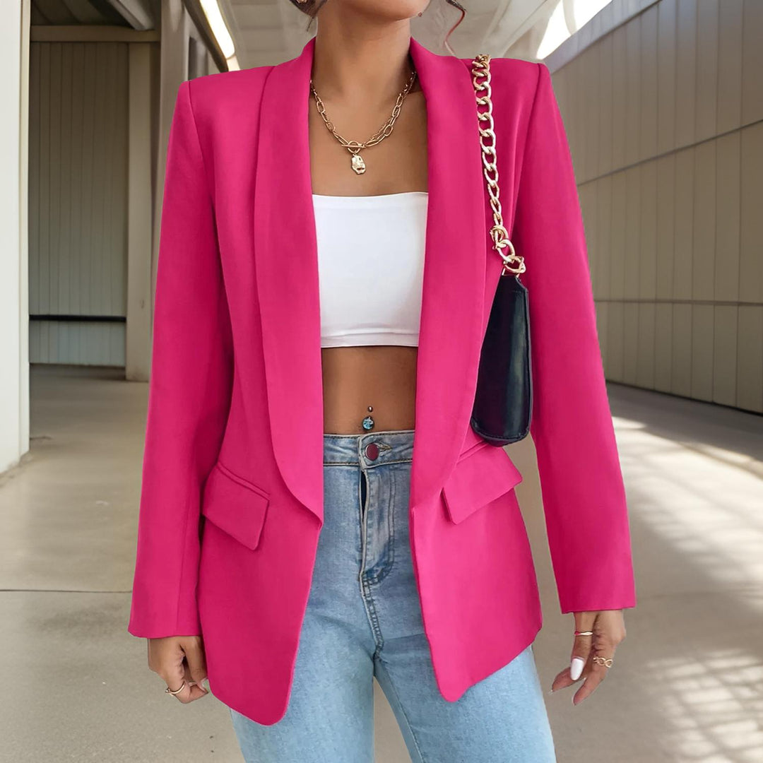 Drune | Stylischer Damenblazer Aus Polyester-Baumwolle
