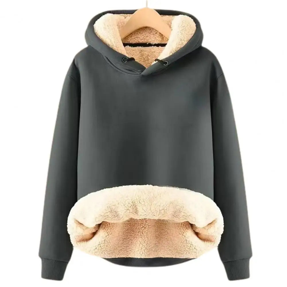 Drune | Sherpa Fleecejacke mit Kapuze