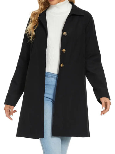 Drune | Damen Trenchcoat mit Taillengürtel