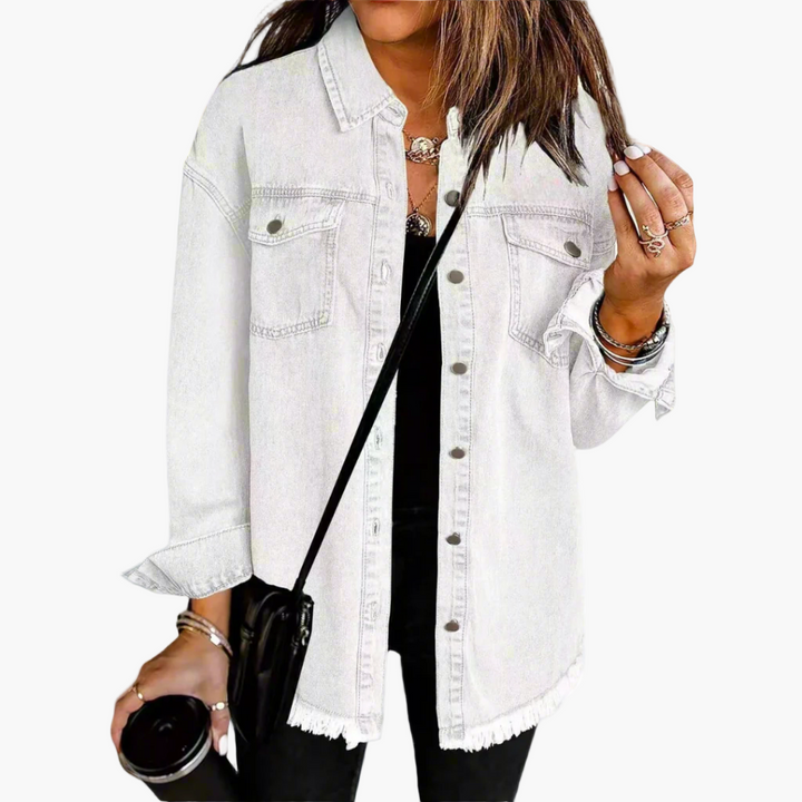 Drune | Jeansjacke Im Lässigen Vintage-Stil - Perfekt für Freizeit und Alltag