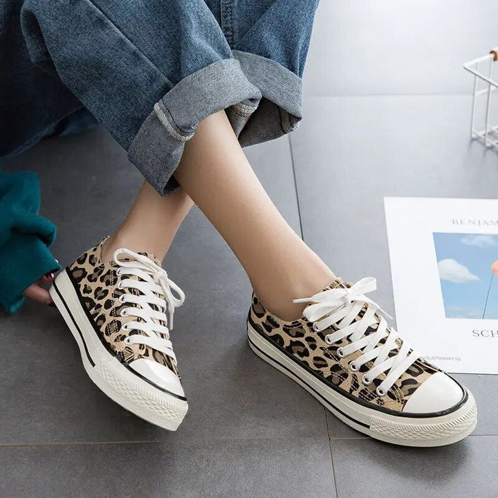 Drune | Leopard Turnschuhe