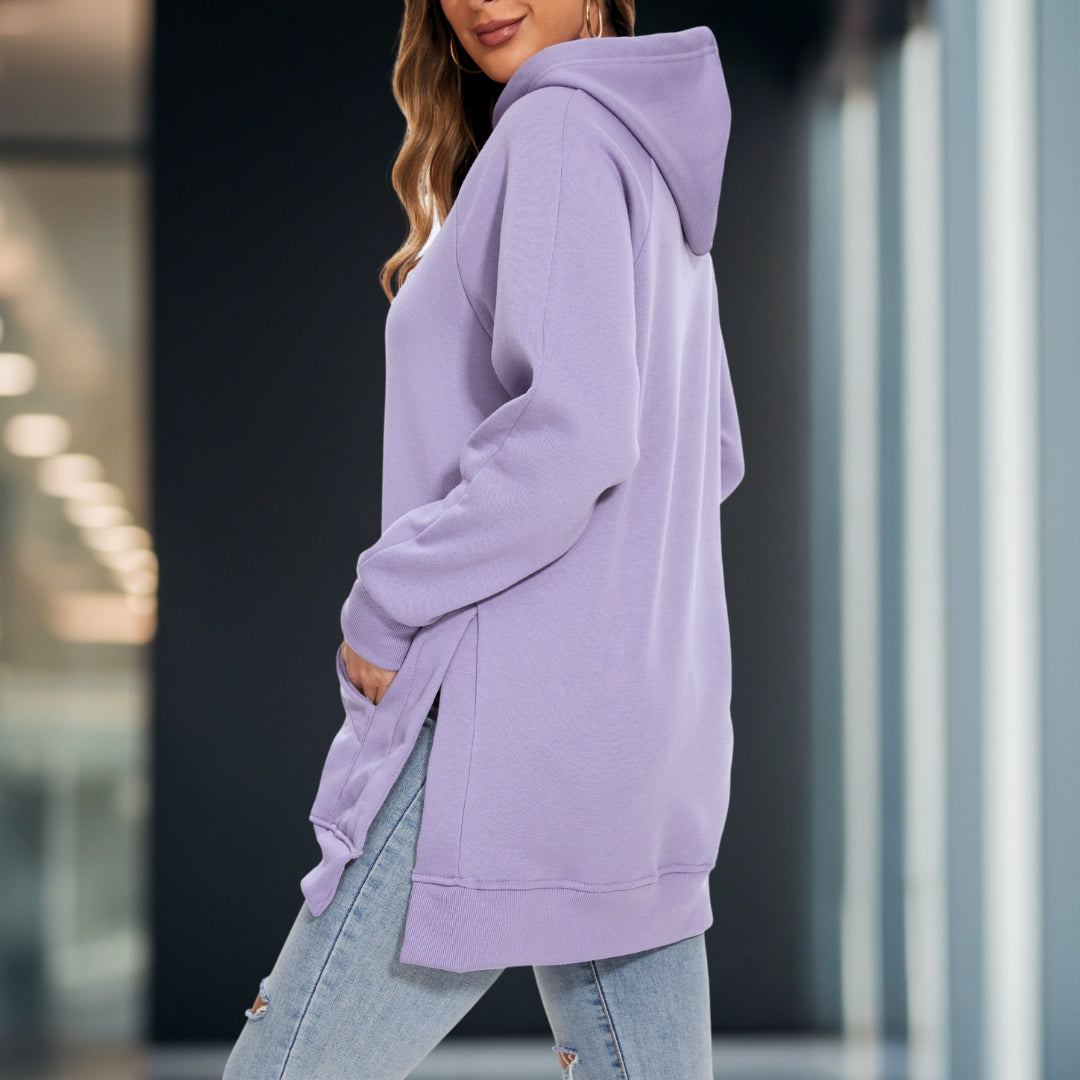 Drune | Bequemes Oversize-Kleid mit Kapuze für Damen
