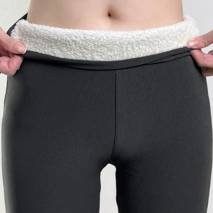 Drune | Liebliche Fleece Hohe Taille Wollleggings