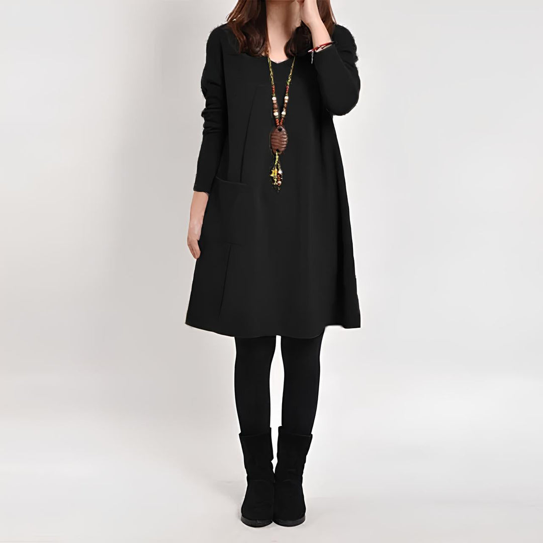 Drune - Damen Elegantes Kleid, Stilvoll & Feminin Geschnitten