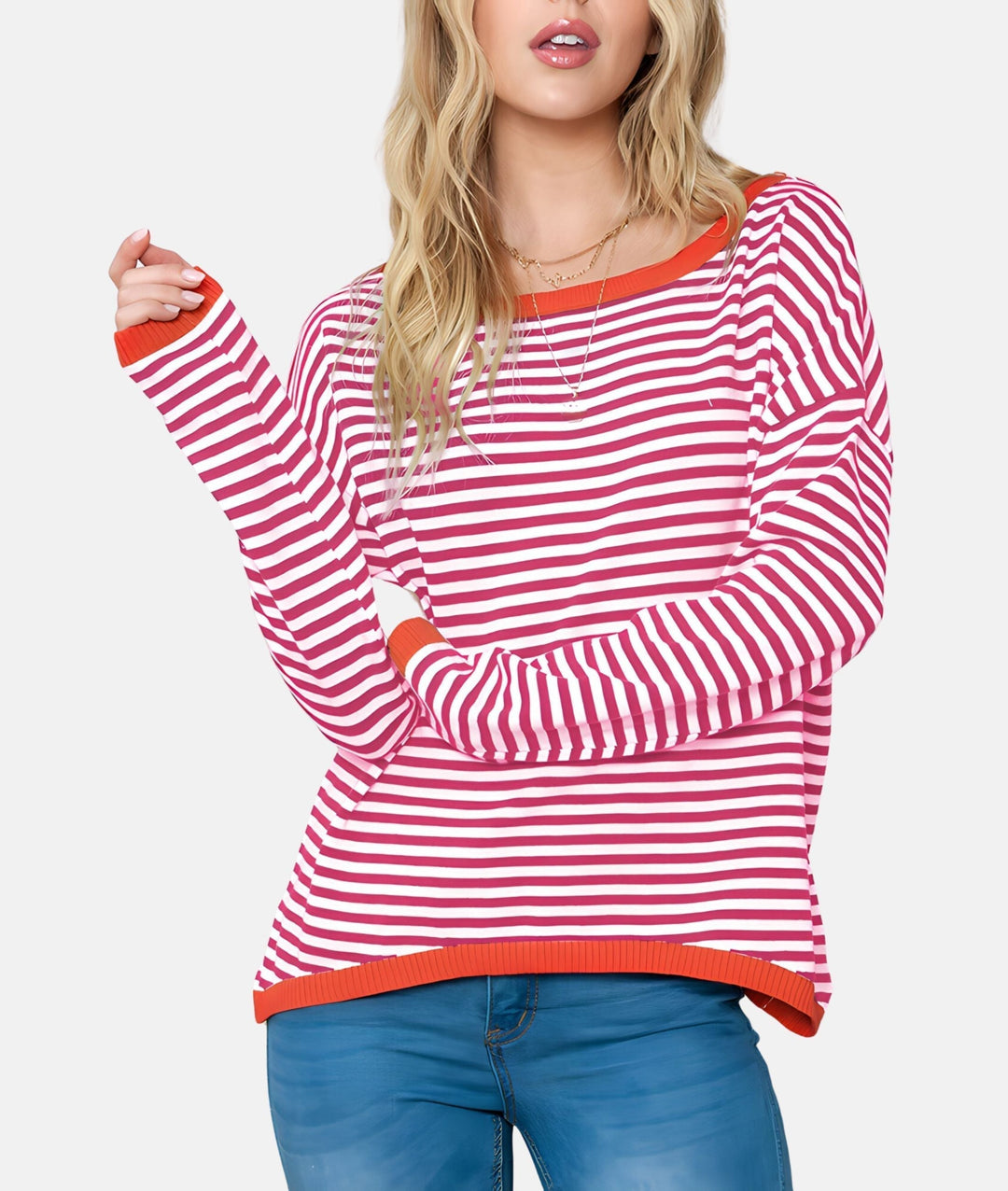 Drune | Gestreifter Pullover