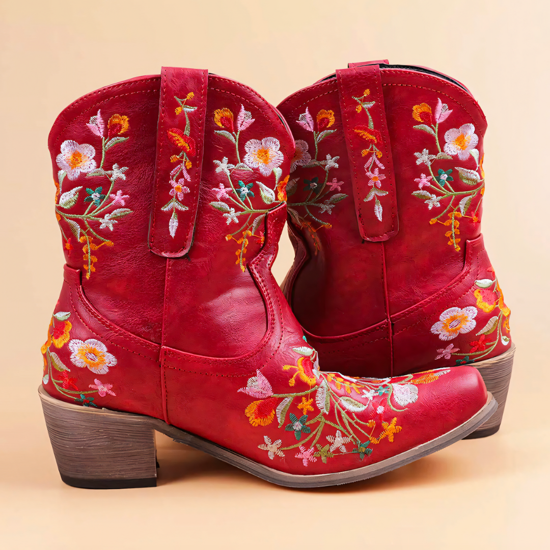 Drune | Wetterfeste Weinlese Cowgirl Stiefel