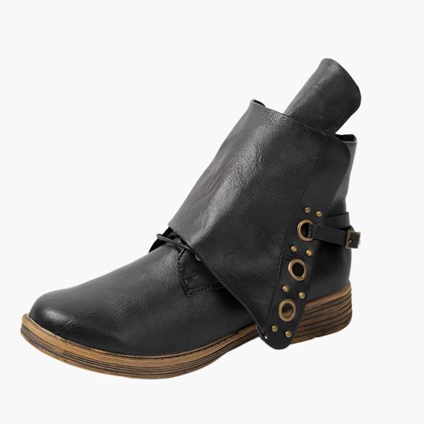 Drune | Bequeme Rutschfest Seitenreißverschluss Stiefelette
