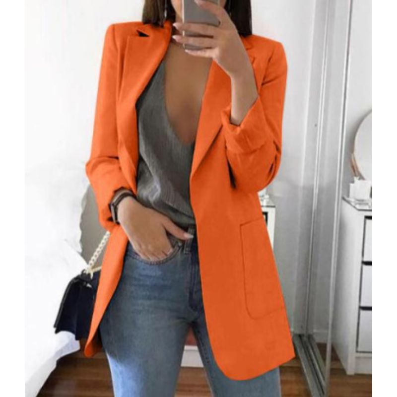 Drune | Damen Blazer Offen - Tailliert & Langarm