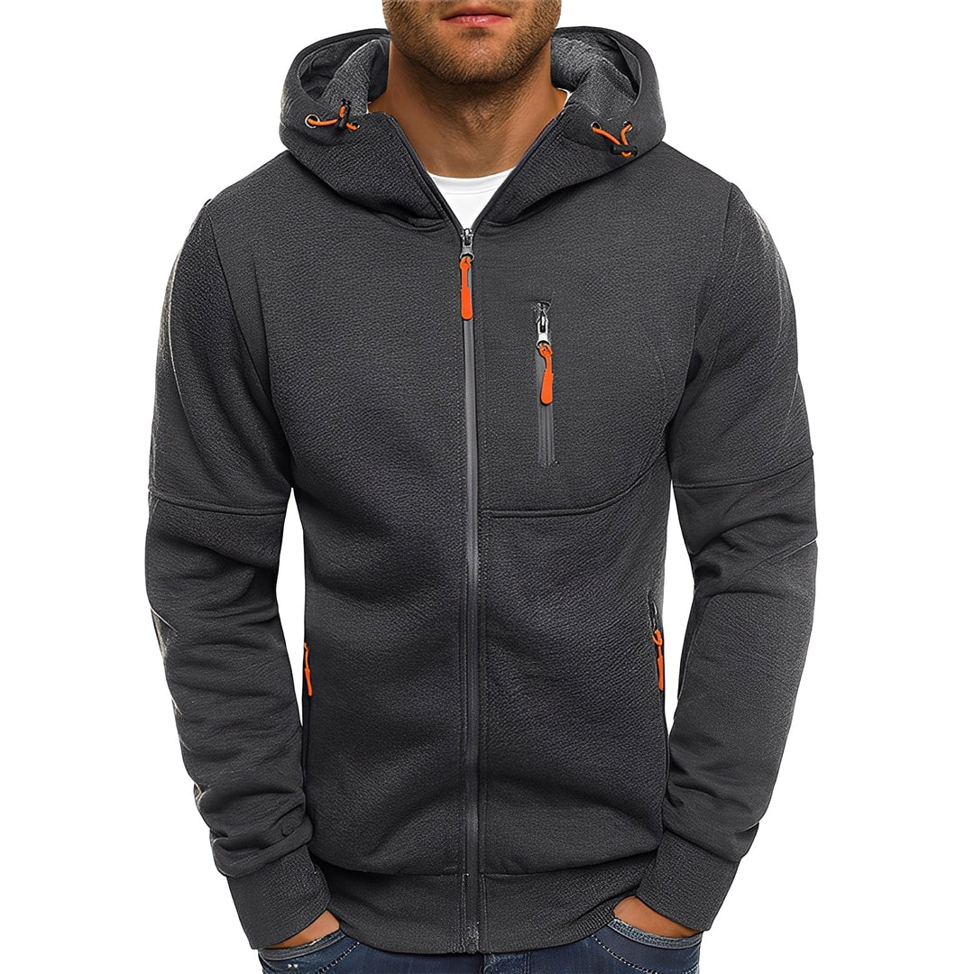 Drune | Moderne Fleecejacke mit Kapuze für Herren