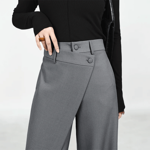 Drune | Weitbeinige Hosen - Asymmetrische & Luxuriöse Weitbeinige von Isabella Vionnet