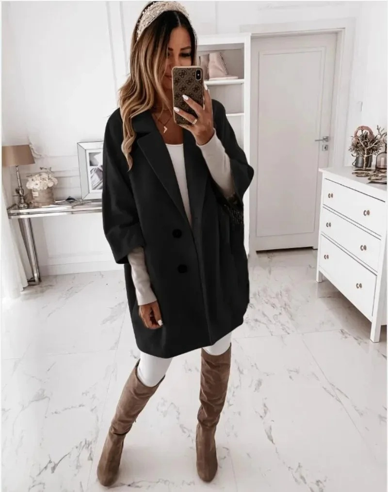 Drune | Eleganter Locker Sitzender Damen Trenchcoat