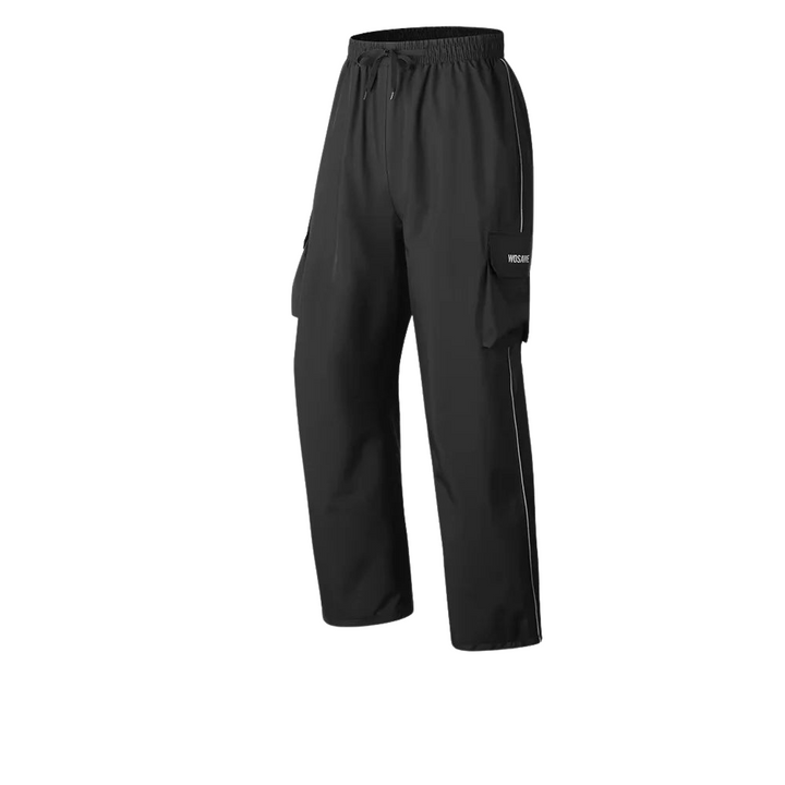 Drune | Herren Motorrad Regenjacke wasserdicht - Reflektierend schwarz/grün S-2XL