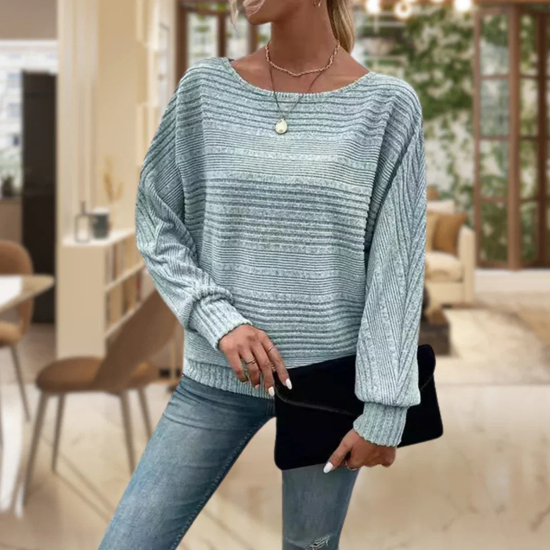 – Strickpullover aus Baumwolle