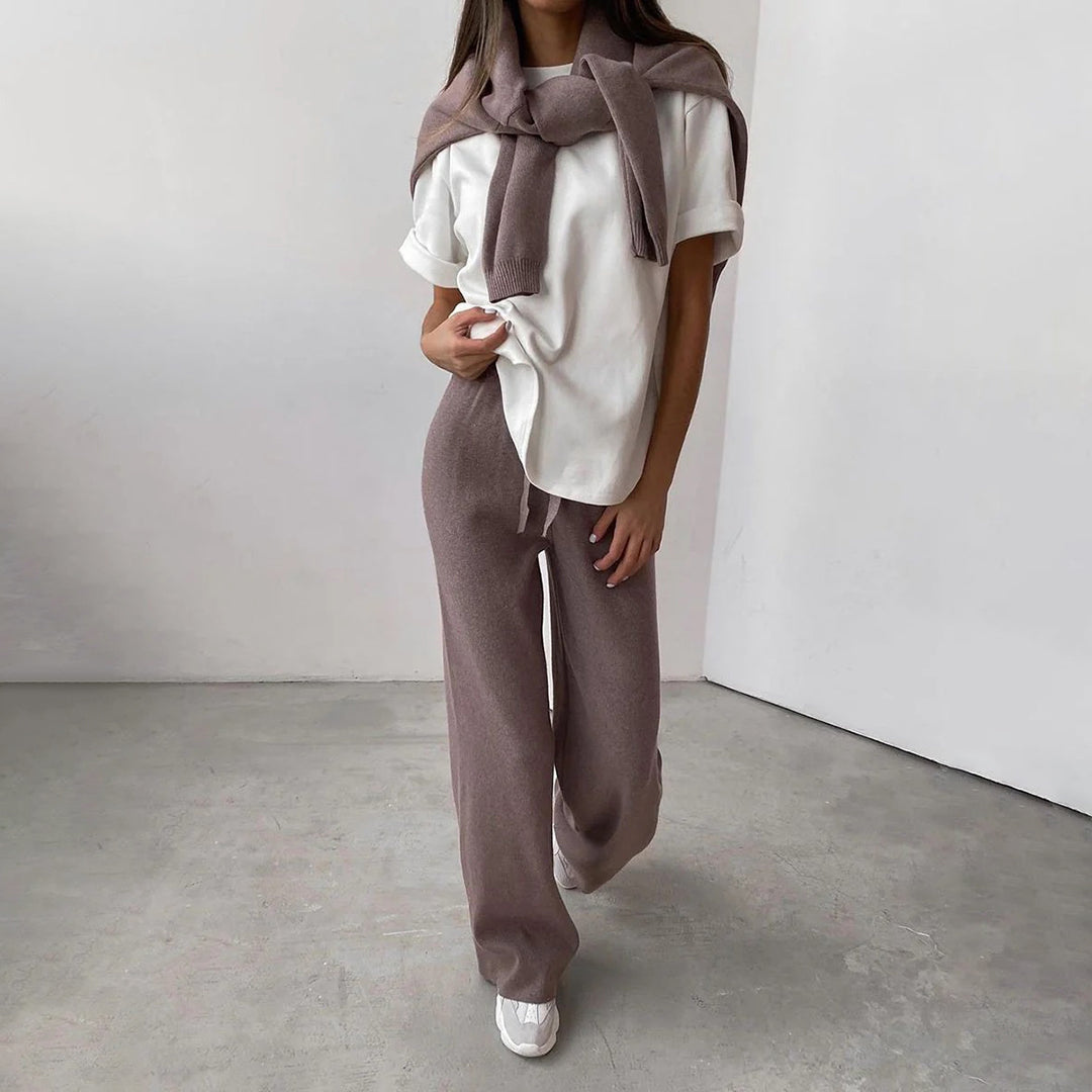 Drune | Warmes Rollkragenpullover-Set für Frauen