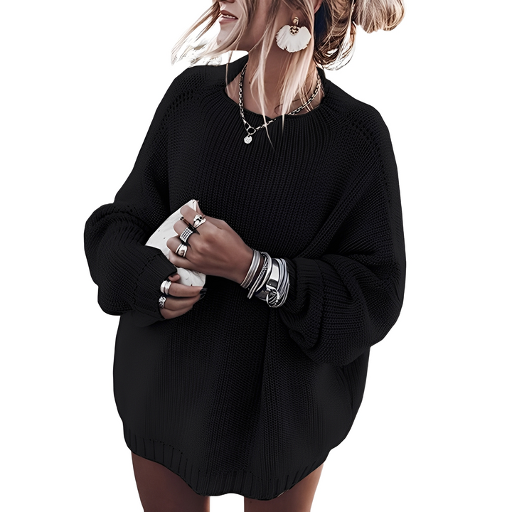 Drune | Damenpullover im weiten Grobstrick-Design