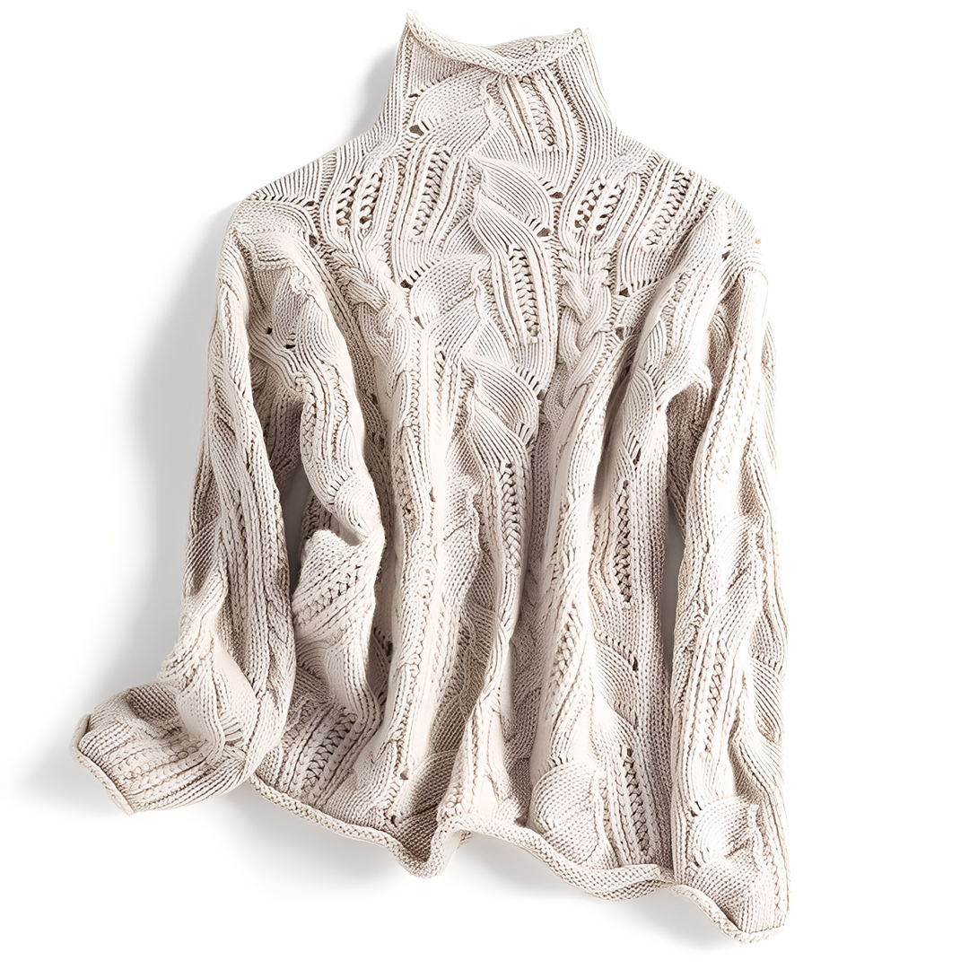 Drune | Damenkaschmirpullover mit Besonderen Details