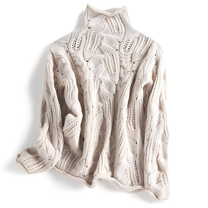 Drune | Damenkaschmirpullover mit Besonderen Details