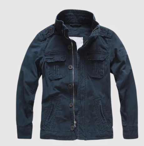 Drune | Retro Jeansjack mit verschiedenen Taschen