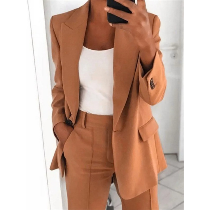 Drune | Ausschnitt Langarm Büro Damen Blazer