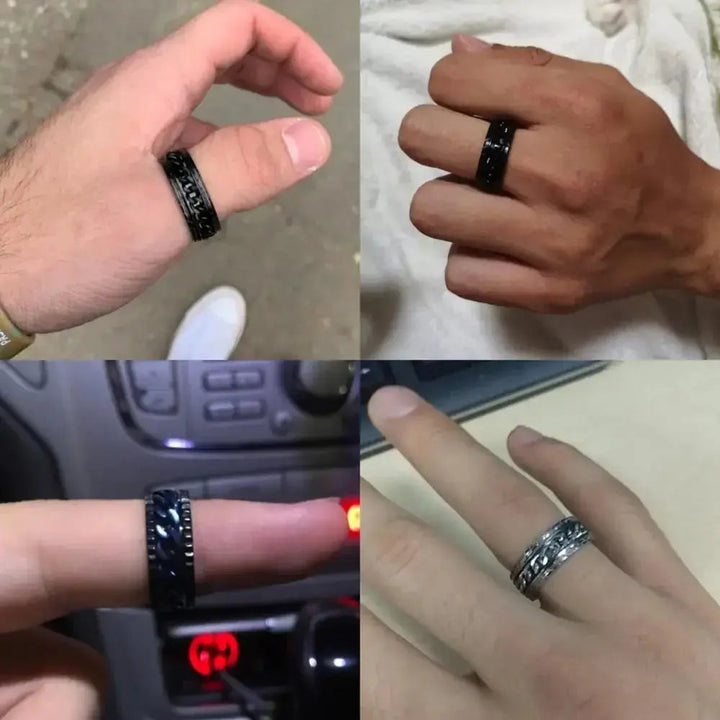 Drune | Drehbarer Spinring Für Herren