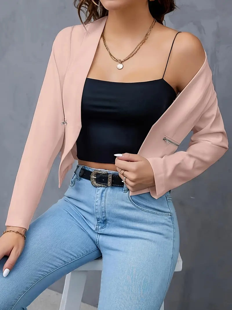Drune | Blazer mit Reißverschlusstaschen