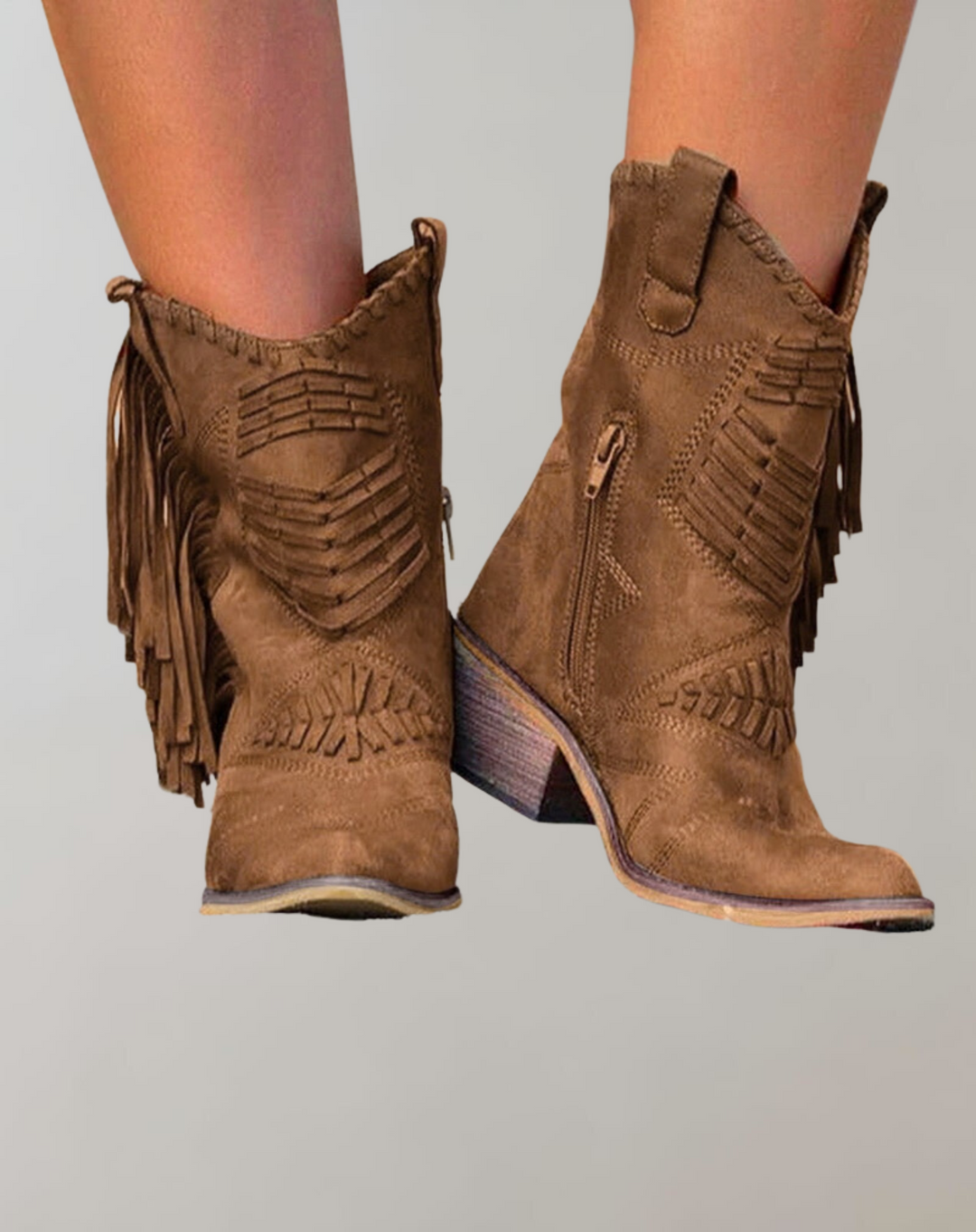 Drune | Western Cowgirl Fransenstiefel