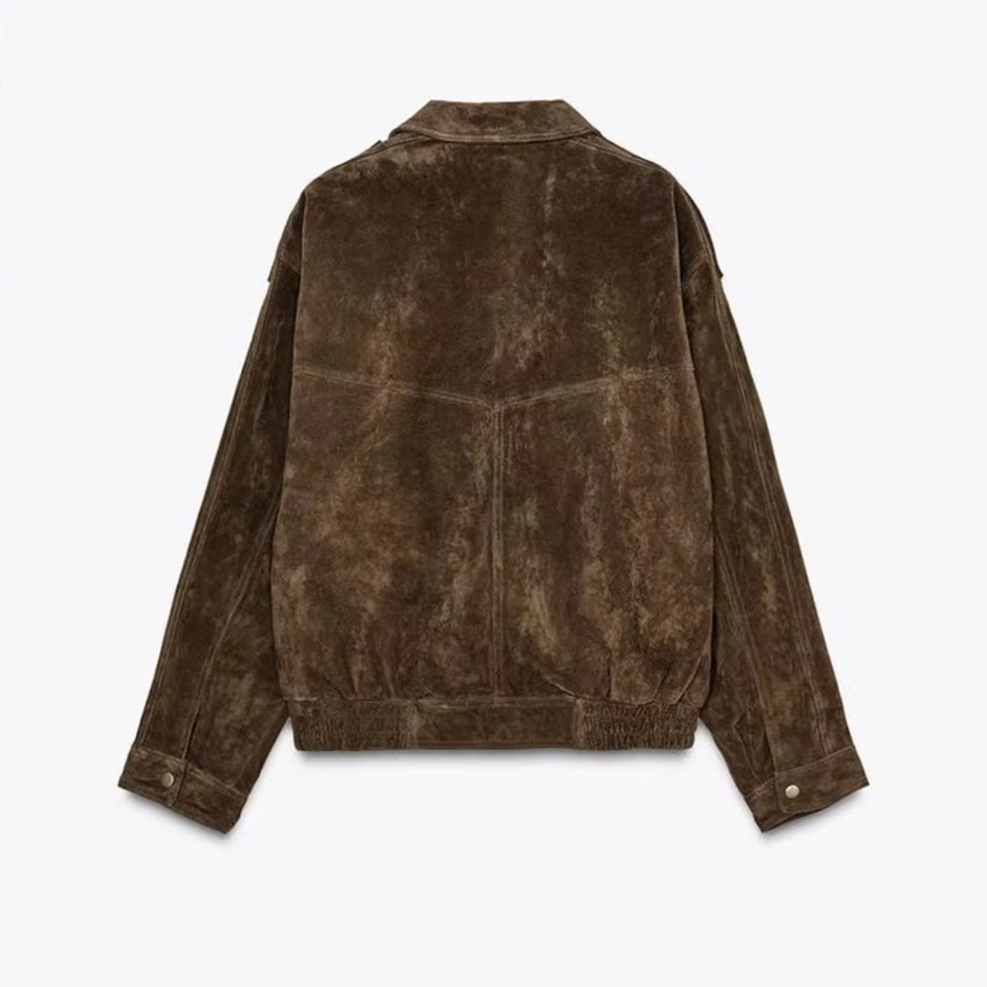 Drune | Übergrößen Wildlederjacke