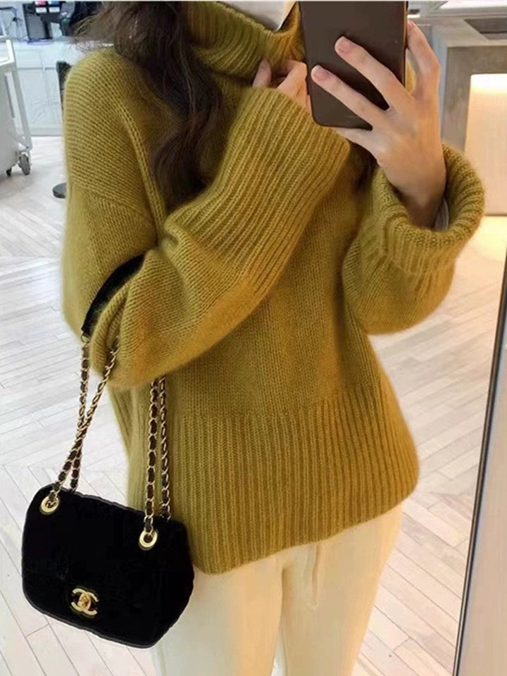 Drune | Strickpullover mit Hohem Kragen