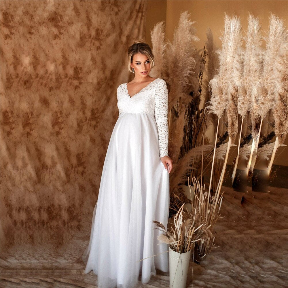 Elegantes Spitzen-Maxikleid für besondere Anlässe | Drune