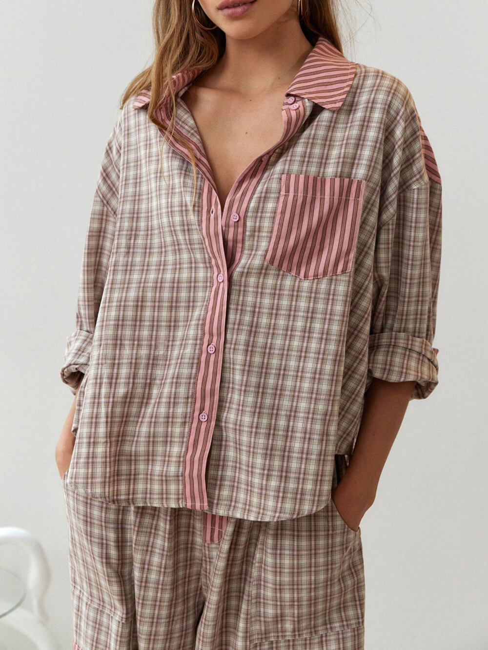 Drune | Lockeres Pyjama-Set