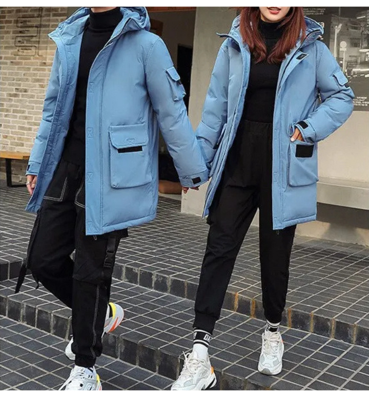 Drune | delige winterparka set - isolierte Jacke mit Kapuze für Damen