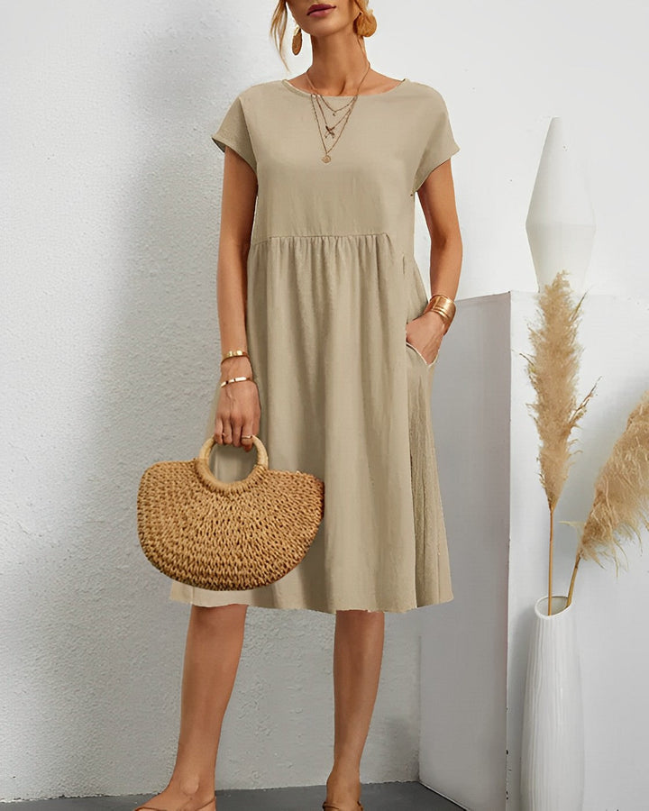 Drune | Midi-Kleid mit Seitentaschen