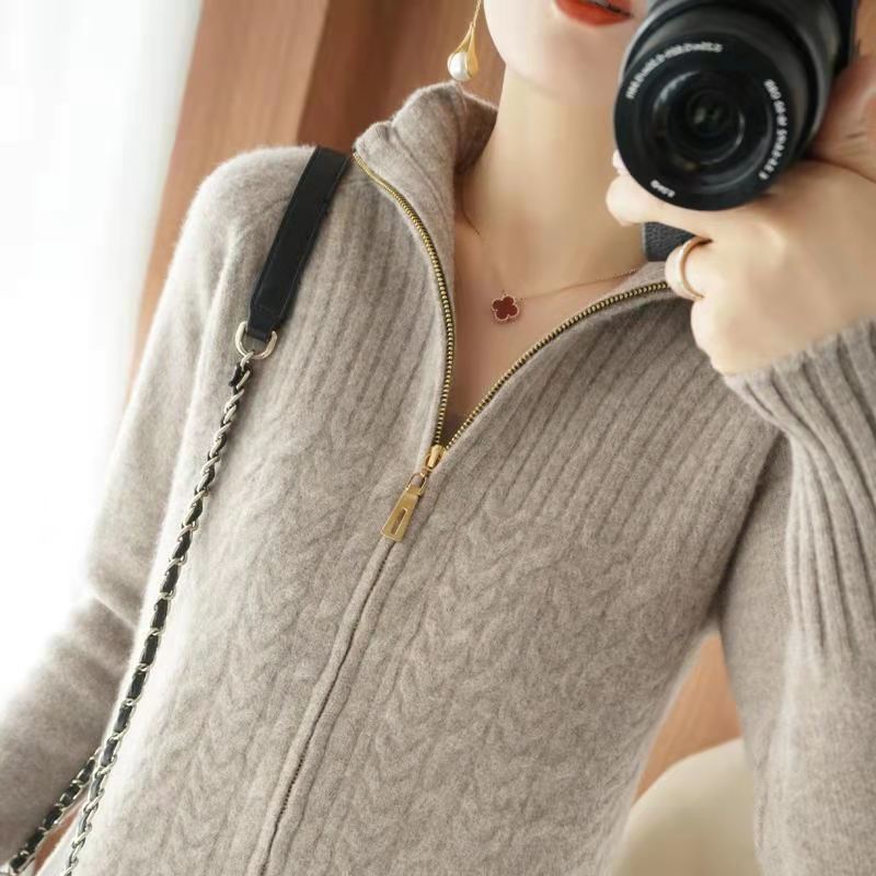 Drune | Damen-Cardigan Aus Kaschmir mit Schickem Kordelzug