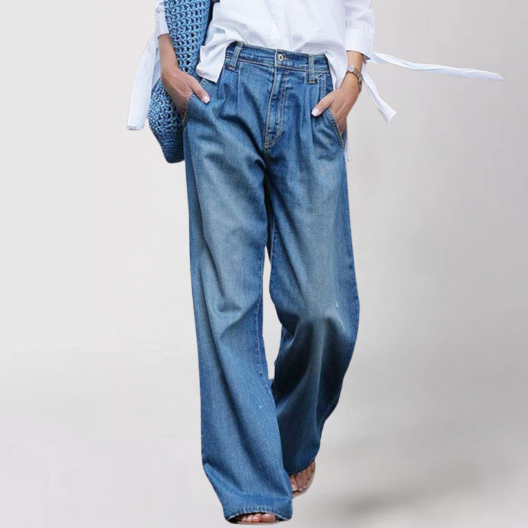 Drune | Komfortable Weit geschnittene Damen Jeans