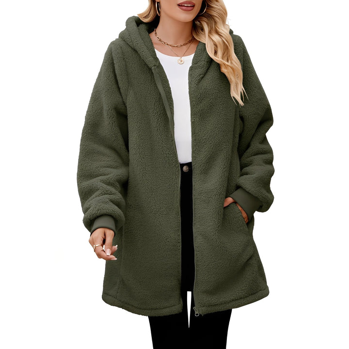 Drune | Bequeme Damen-Fleecejacke mit Kapuze