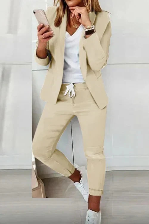 Drune | Langärmeliger Blazer Und Hose Stil