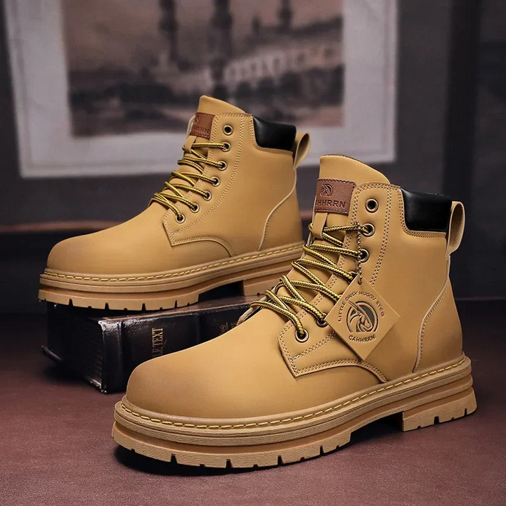 Drune | Outdoor Herrenschuhe Stiefel Mit Rutschfester Sohle Und Schnürung