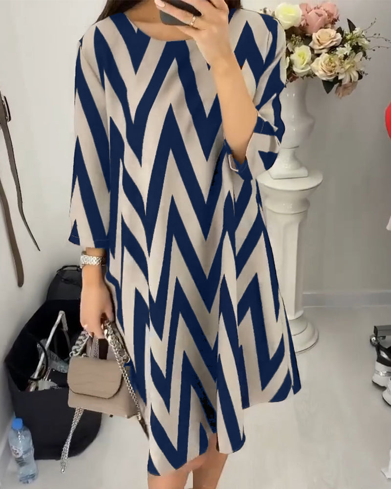 Drune | Kleid mit Aufdruck