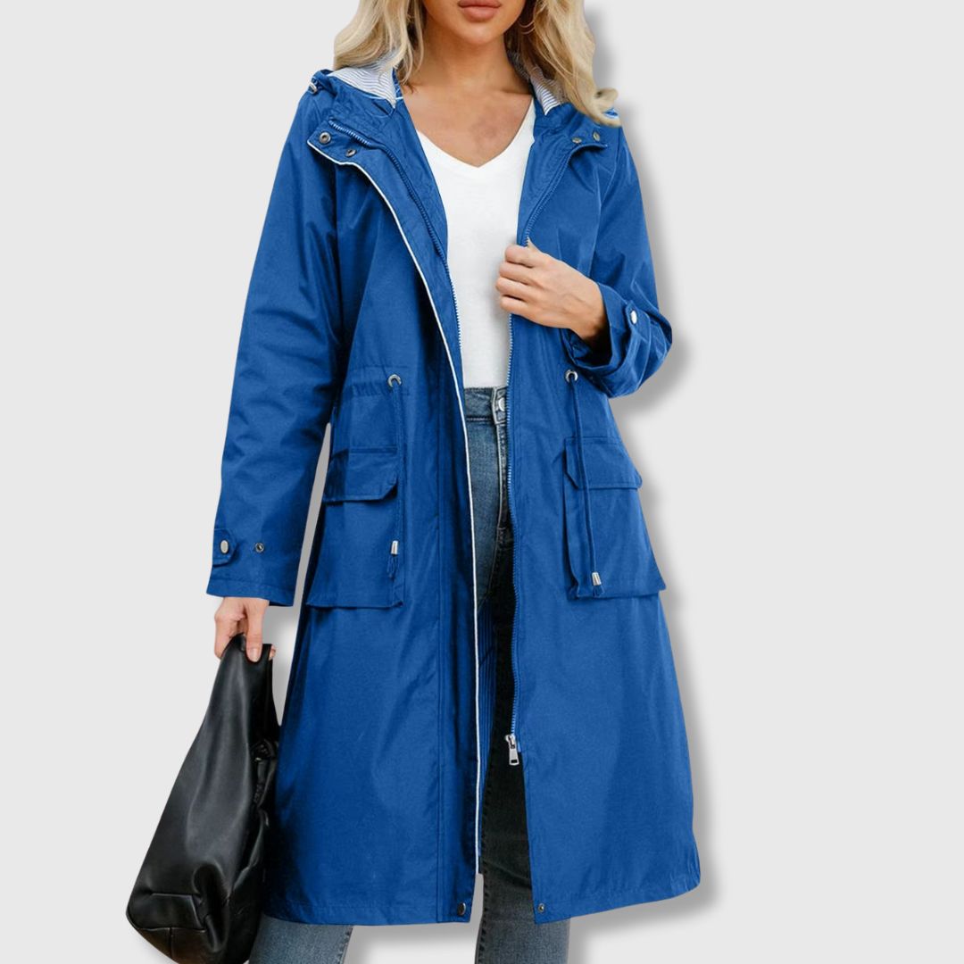 Drune | Lange Alltagsjacke mit Kapuze