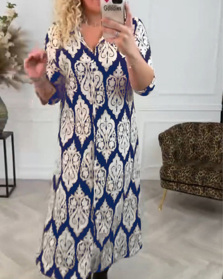 Drune | Reverskleid mit Seitlichem Schlitz